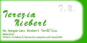 terezia nieberl business card